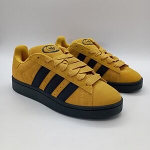 Adidas Campus 00s Yellow Black Suede Sneakers JI3308 Mens Size 8 New